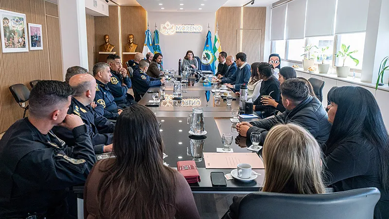 Mariel Fernández refuerza la Mesa de Política Criminal en Moreno